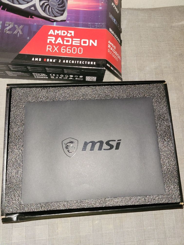 Видеокарта АMD RX 6600 8GB MSI Mech - пълен комплект