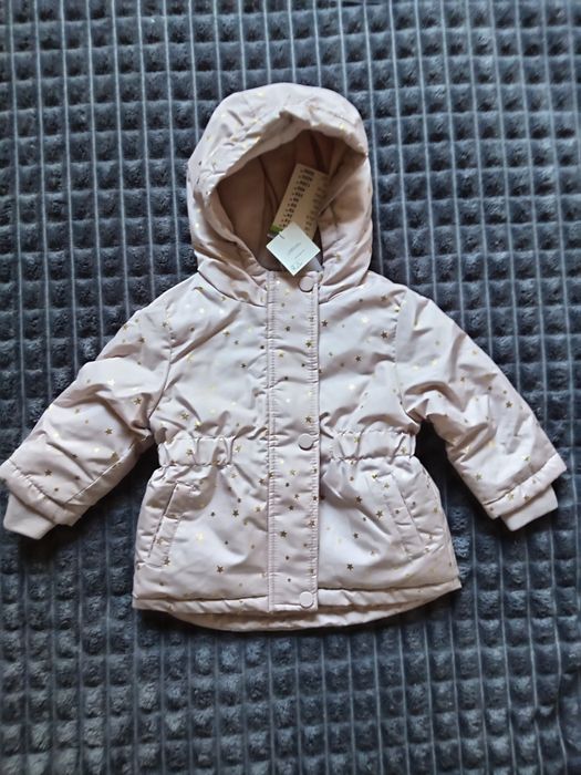 Зимно яке за момиче 3-6м.