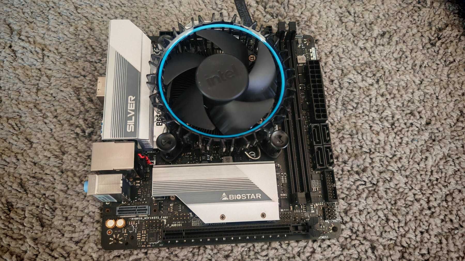 BIOSTAR  B660T-Silver Mini-ITX + INTEL i5-12400F, 6 Cores LGA 1700