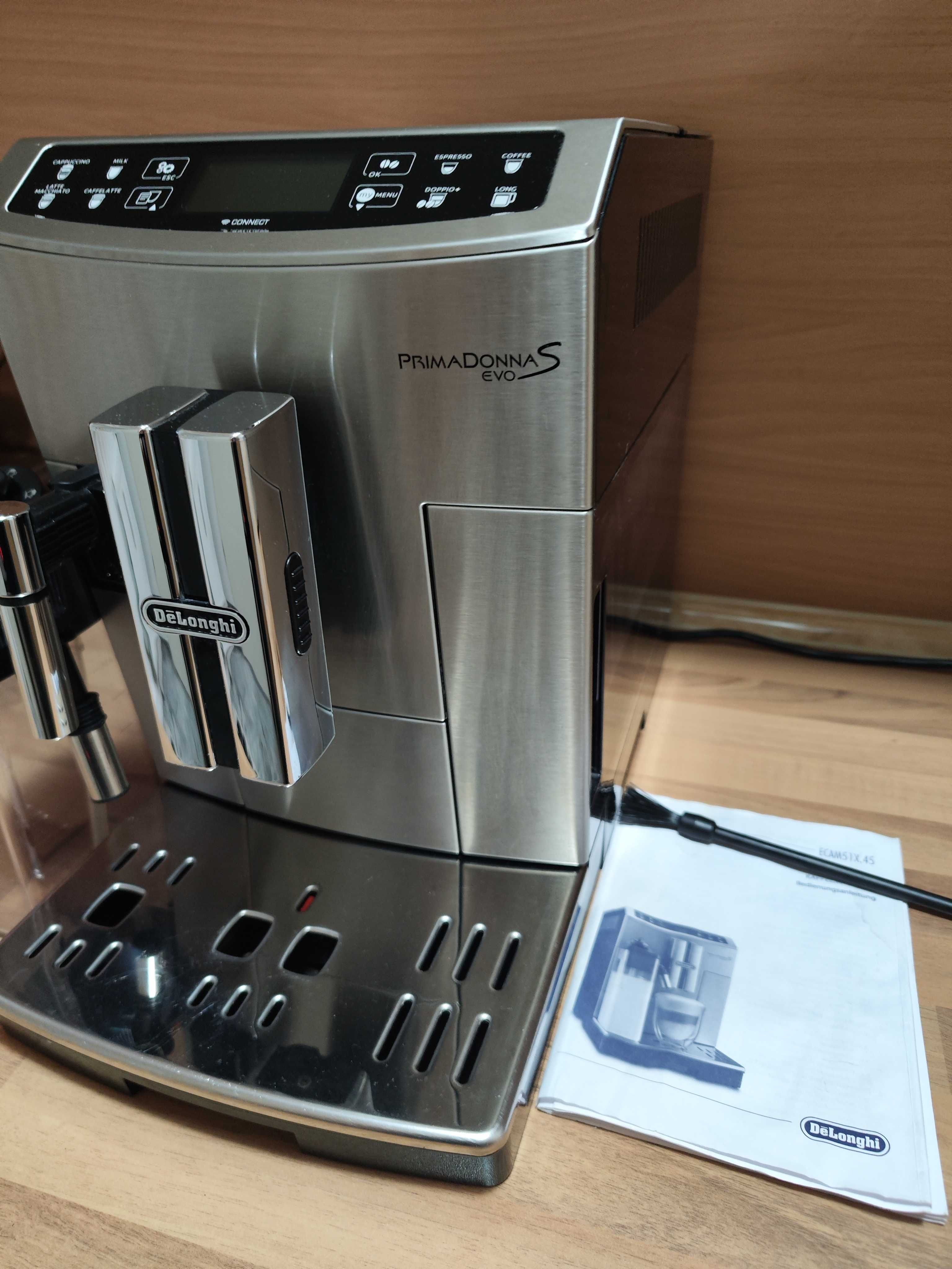 Delonghi ECAM 516.45.MB PrimaDonna S Evo Кафе автомат със Блутут.