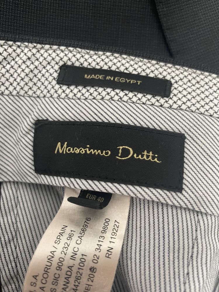 Costum lana extrafina Massimo Dutti