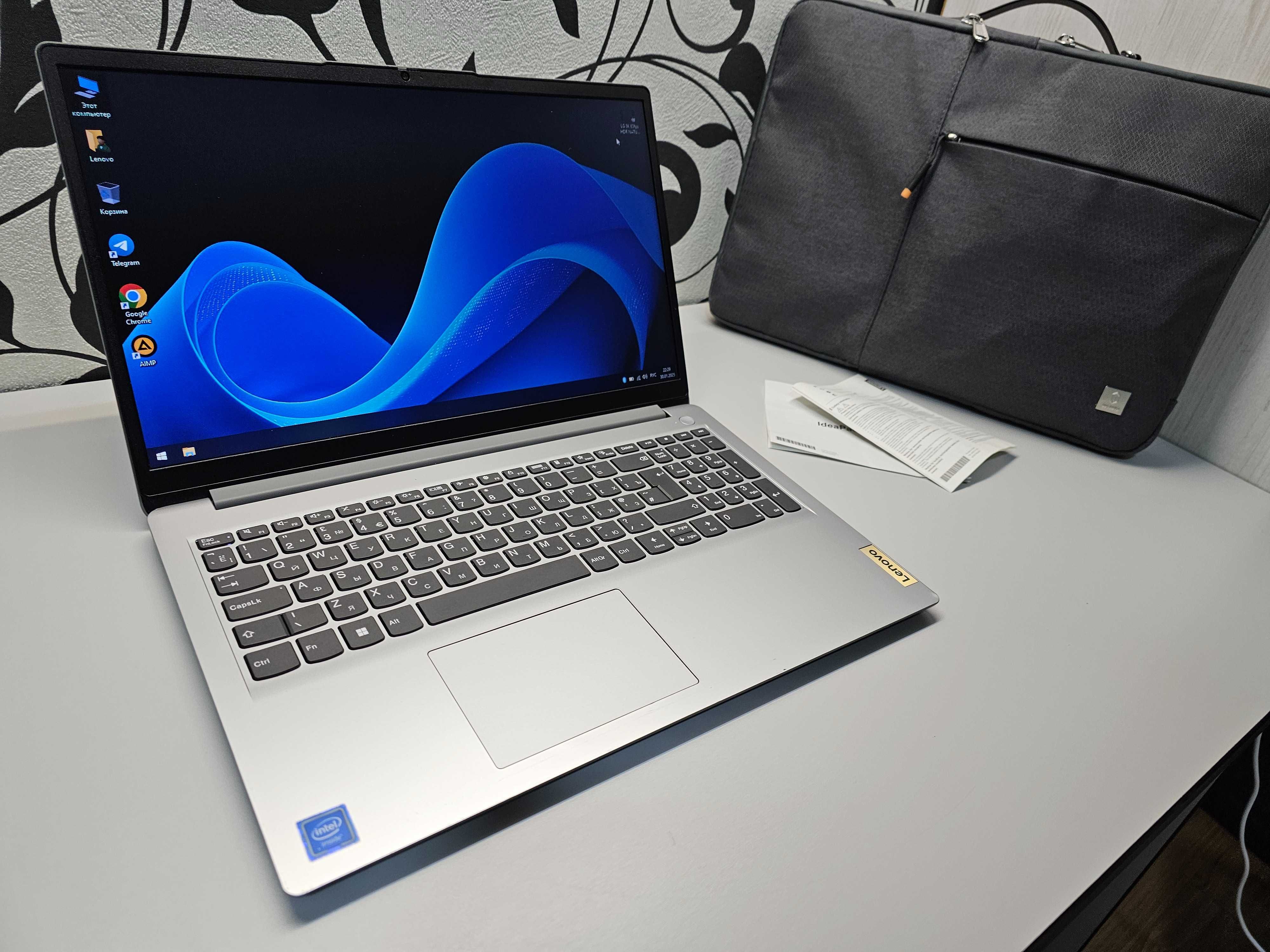 ПРОДАМ Lenovo Ideapad 15 Офисный Ноутбук DualN4020/4GB/256SSD/15.6"HD.
