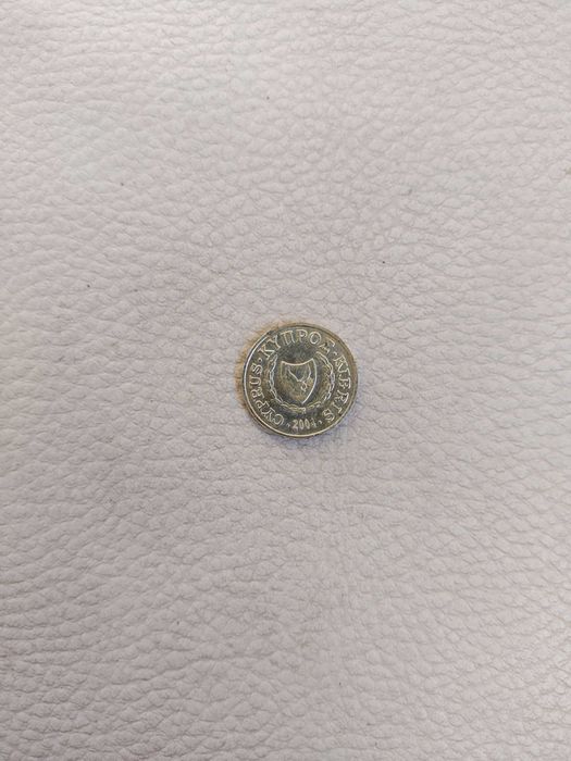 Кипърска лира (1 CYP) юбилейна емисия 2004 год.