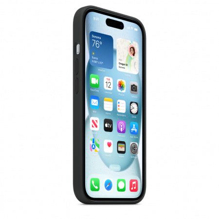 Husa iPhone 15 Apple Originala, Silicon, Black