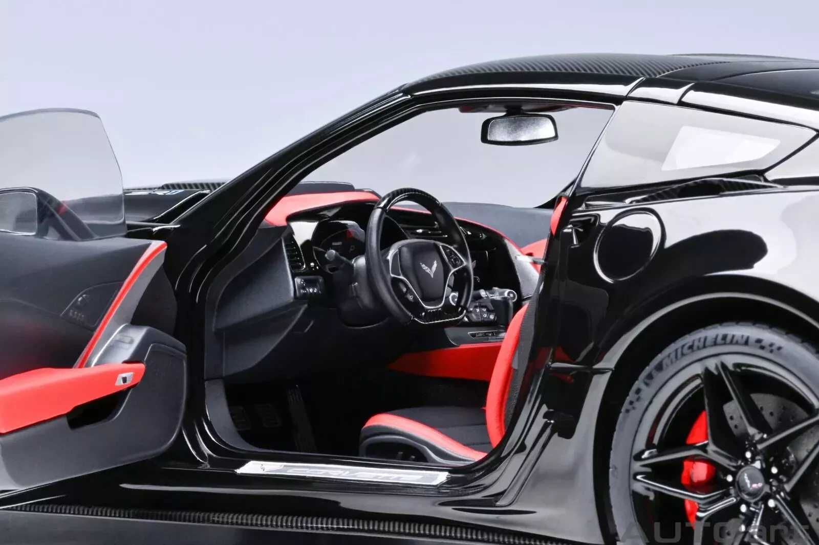 Chevrolet Corvette C7 ZR1, gloss black, AUTOart, M 1:18, 2019