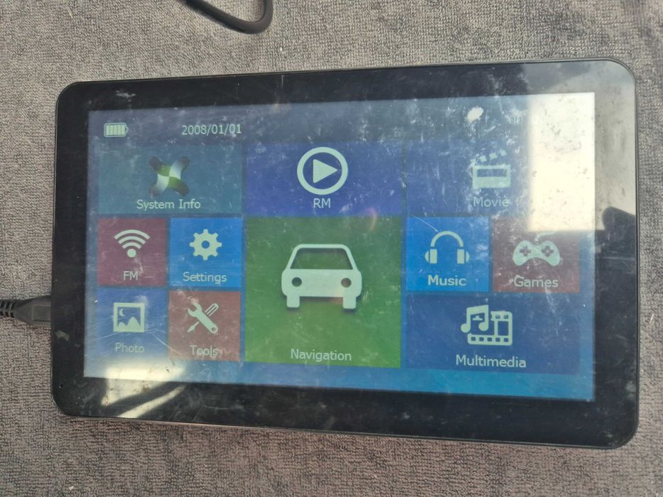 Tableta navigatie GPS (radio, muzica, desene animate) 8GB, incarcator