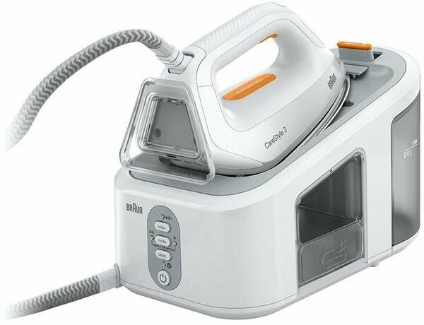 Парогенератор BRAUN CareStyle 3 IS3132WH (Цвет: Белый/Серый; Подошва: