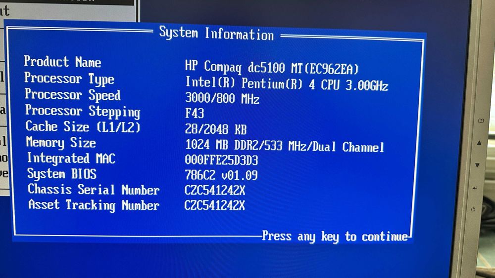 Calculator retro HP DC5100 Pentium 4