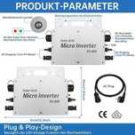 Micro Inverter solar 800W, WiFi+APP, 99.5 Eficenta,REDUS de la 1420RON