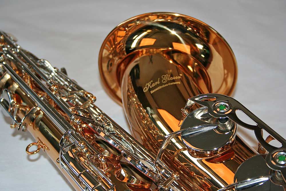 Tenor Saxofon AURIU+ARGINTIU SAX curbat Karl Glaser Sax Saxophone Si b