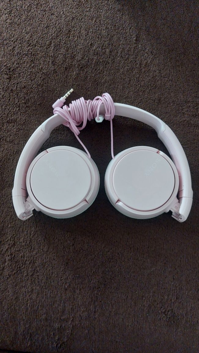 Casti Audio Fete On Ear Sony MDR-ZX110B, Cu fir, Roz