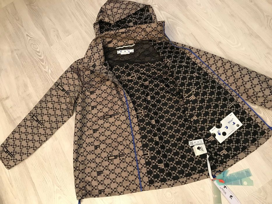 Off-White geaca L-XL oversize, originala, retail 1190 euro