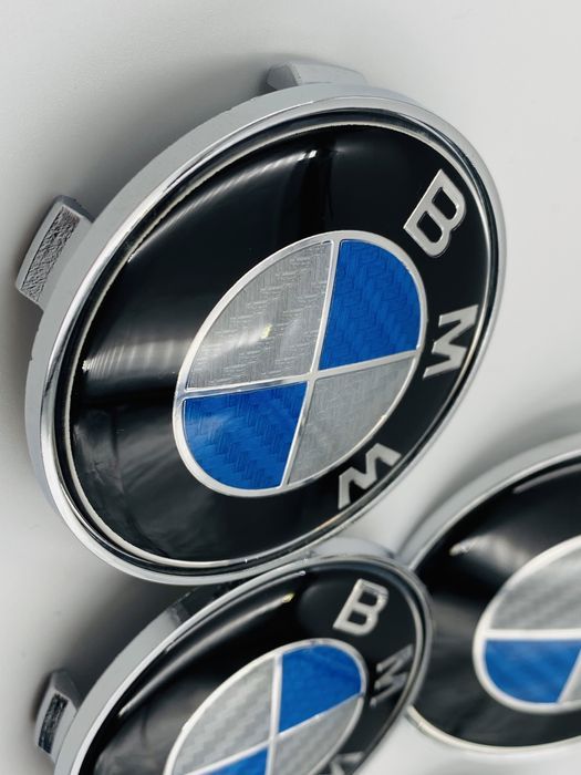 Set Embleme BMW albastru carbon