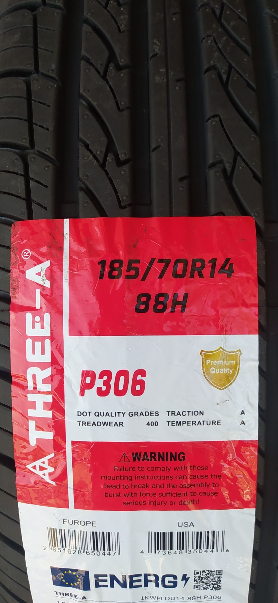 185/70R14 Three-A P306 88H