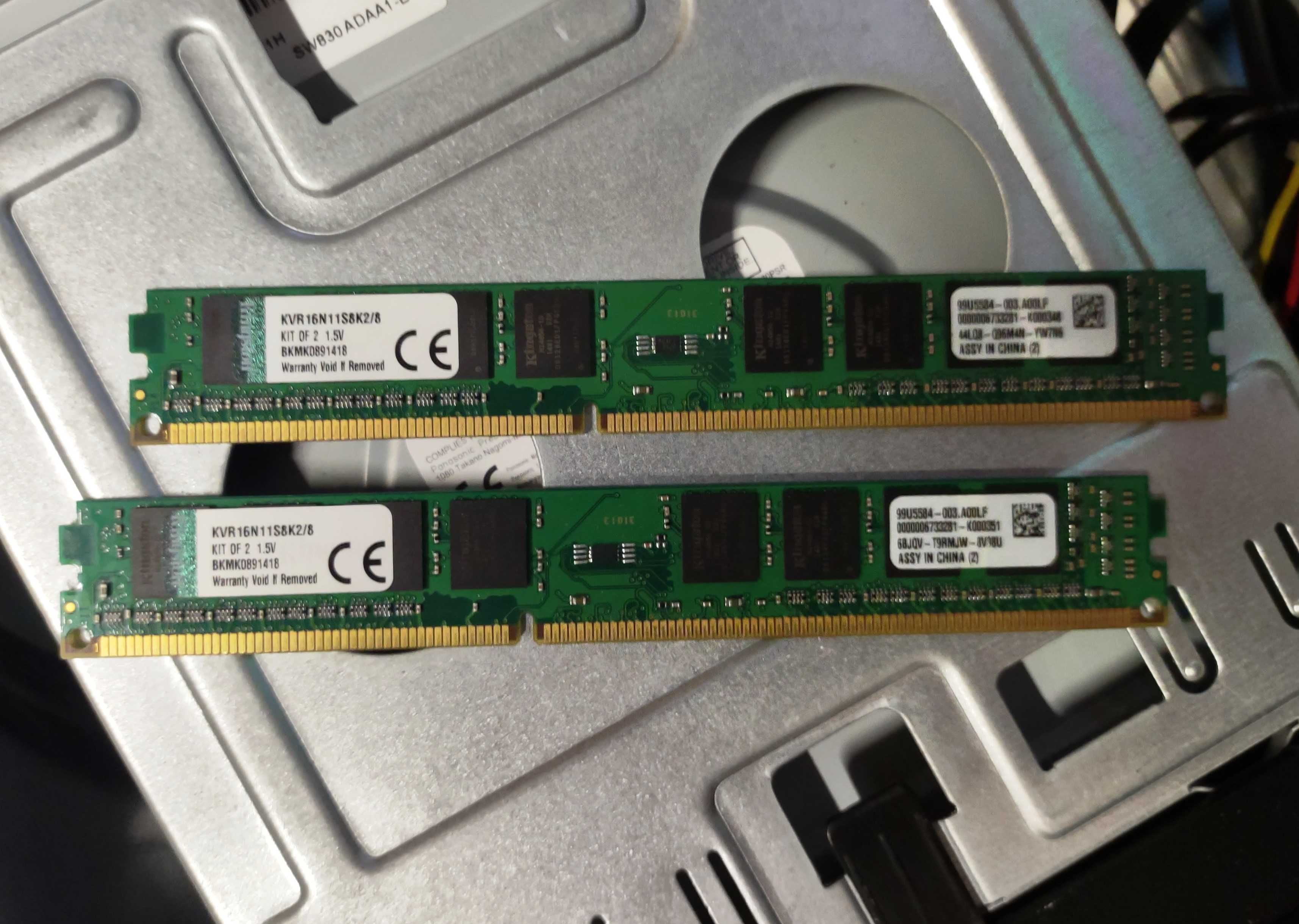 Vand Memorii RAM 8GB DDR3 Low Profile Kit 2x4GB/1600 Kingston