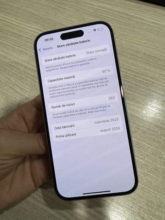 iPhone 15, 128GB, 5G, Blue, Impecabil/CA NOU!!!