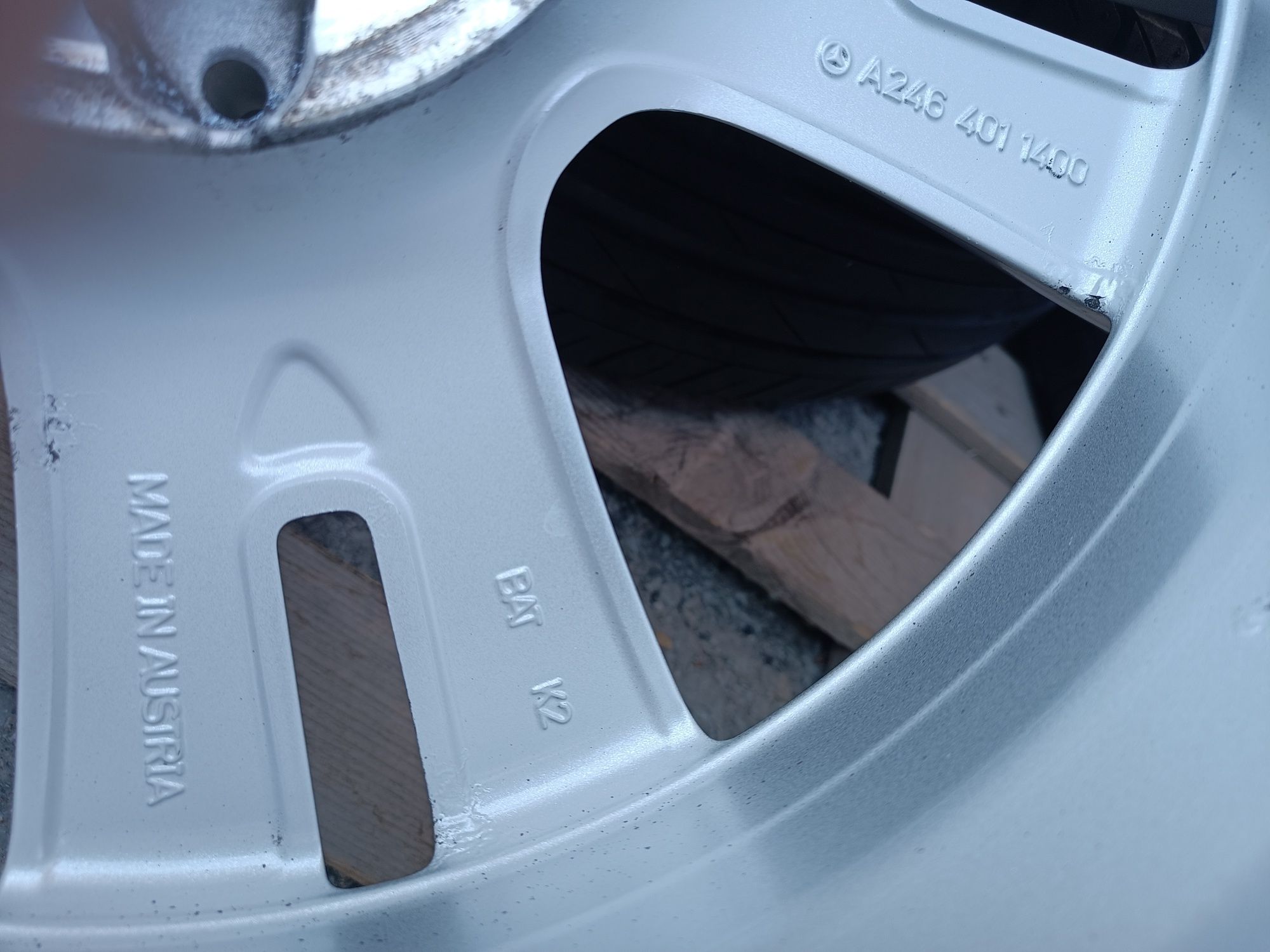 Лети джанти 17ки 5х112 Mercedes + летни гуми 225/45/17 Bridgestone