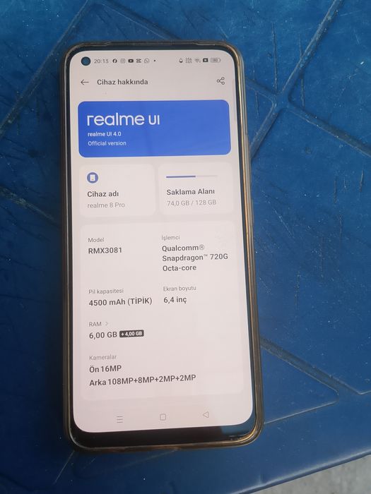 Реалме 8 pro използвано като чисто ново