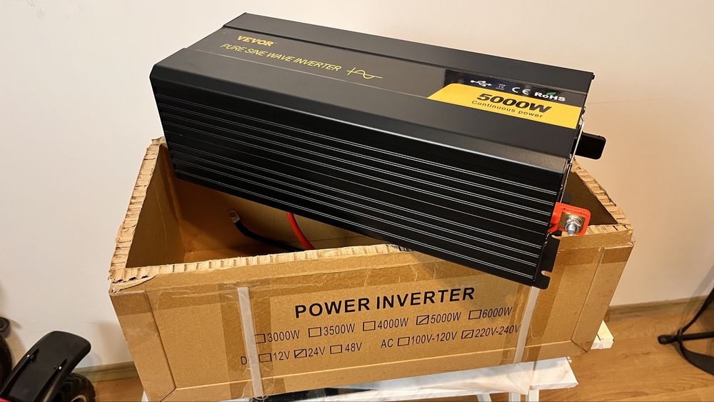 Invertor 5000w/10.000w peak 24V