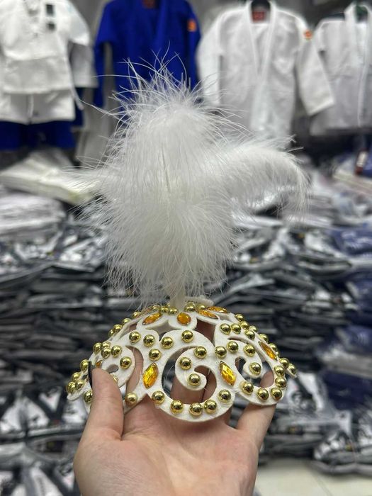 Казахский Головной убор Традиционное Саукеле 3 модели, много цветов