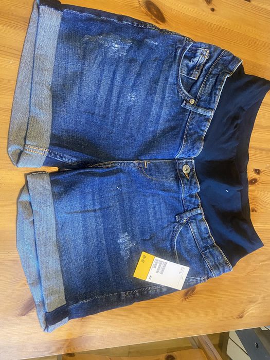 H&M Mama Shorts Mid Rib marimea M