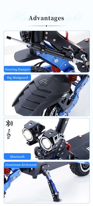 Trotineta Electrica HALO KNIGHT T108PRO 6000w 38Ah Dualtron SIGILATA