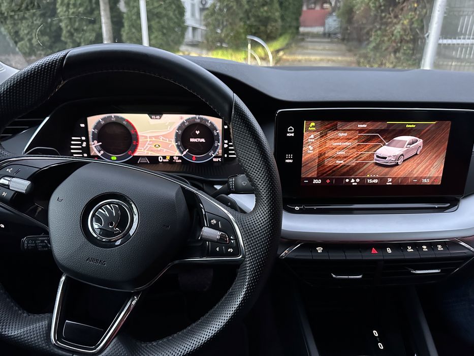 Skoda-OCT-AN 2024—(4000 -kM)-2.0 TDI  :BORD VIRTUAL : Adusa recent!!