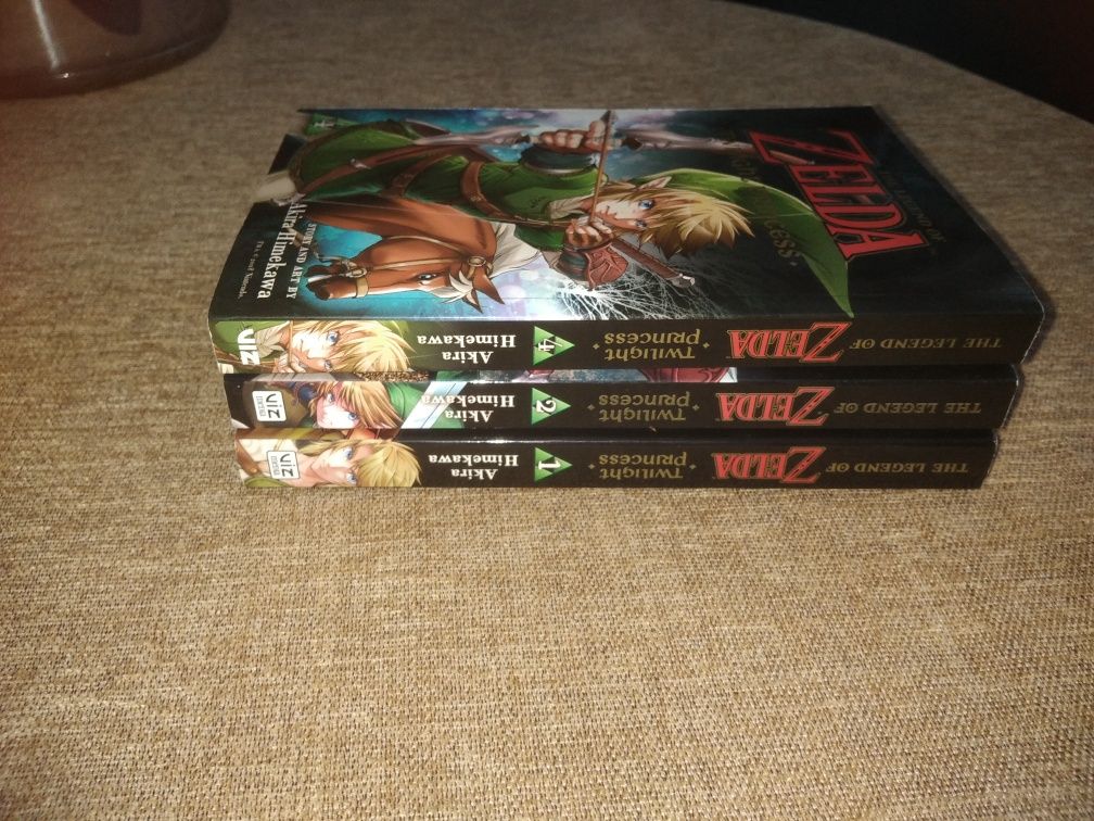 Манги - "The legend of Zelda Twilight princess" vol. 1 ,2 & 4