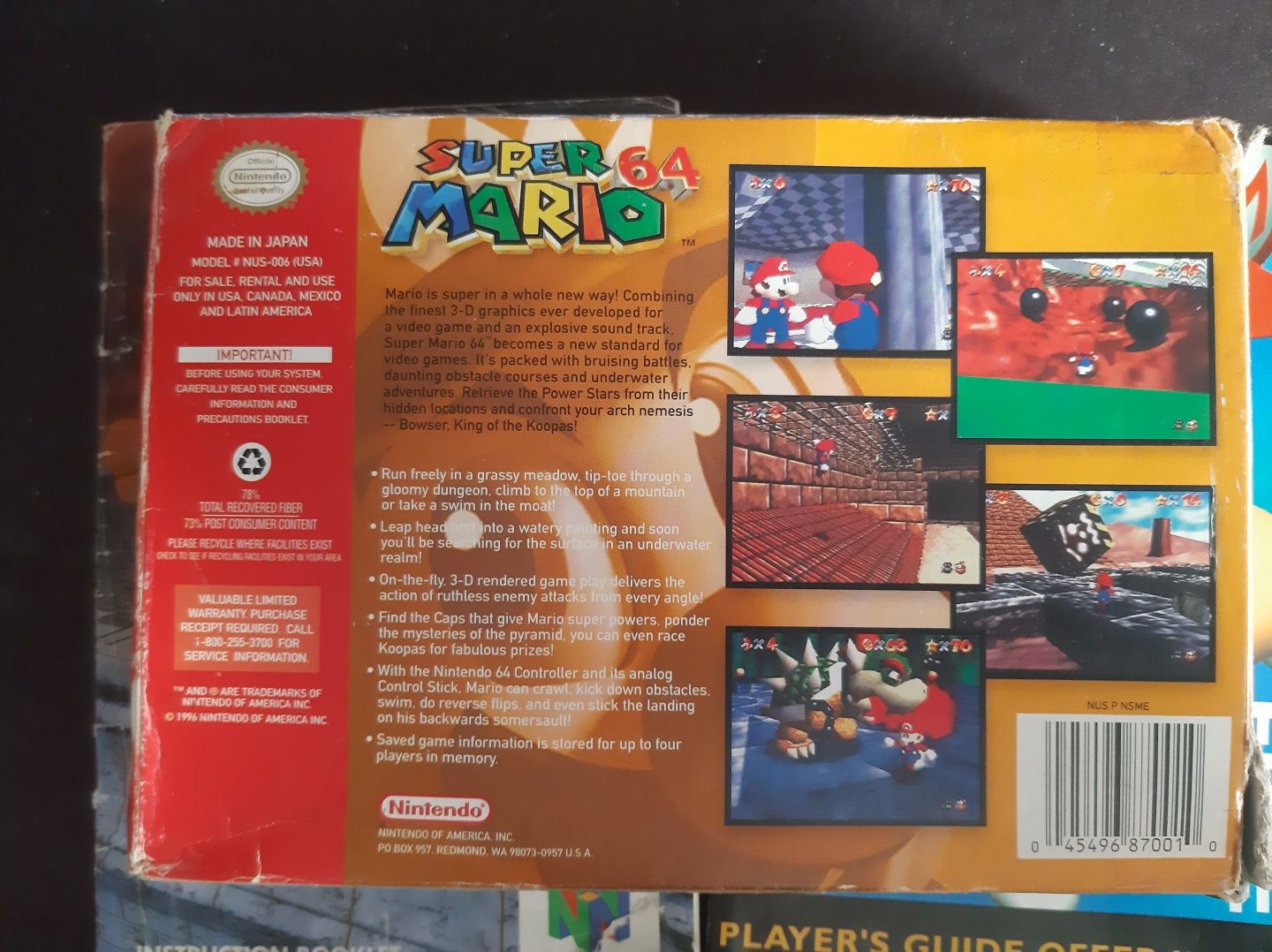 Super mario 64 Nintendo 64 NTSC CIB