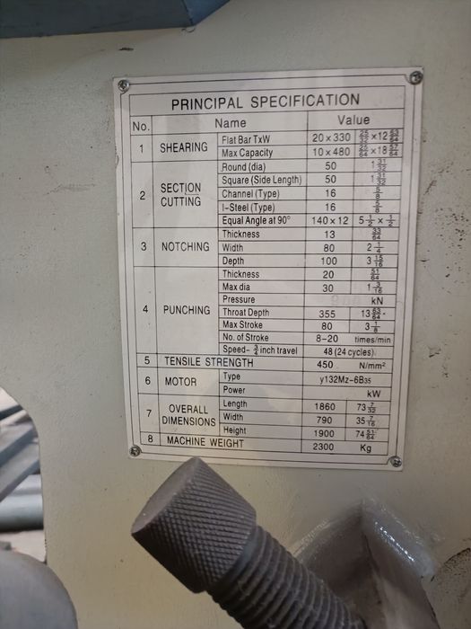 Vand Masina combinata pentru metal - stanta, abkant, ghilotinta