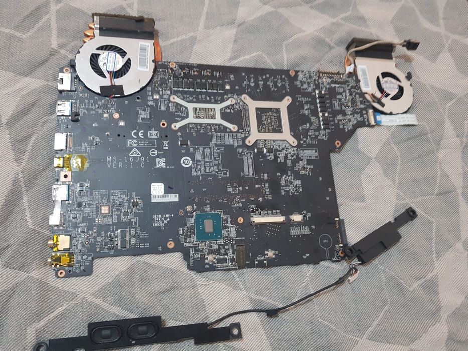 Placa baza msi gv62 core i5 gtx1050 ti. Pentru piese