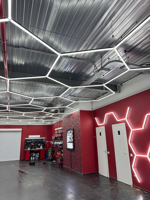 Освещение для детейлинг студий и гаражей