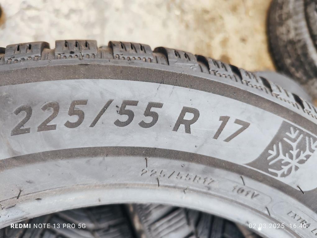 4 anvelope de iarna Michelin alpin 6,225-55-17