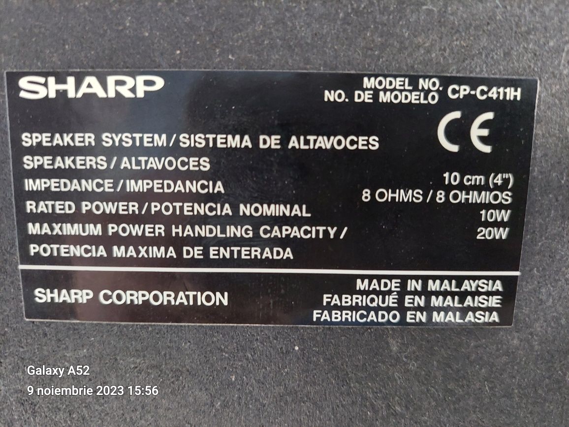 Boxe Sharp  cp c 411