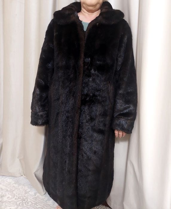 Шуба искусственная под норку