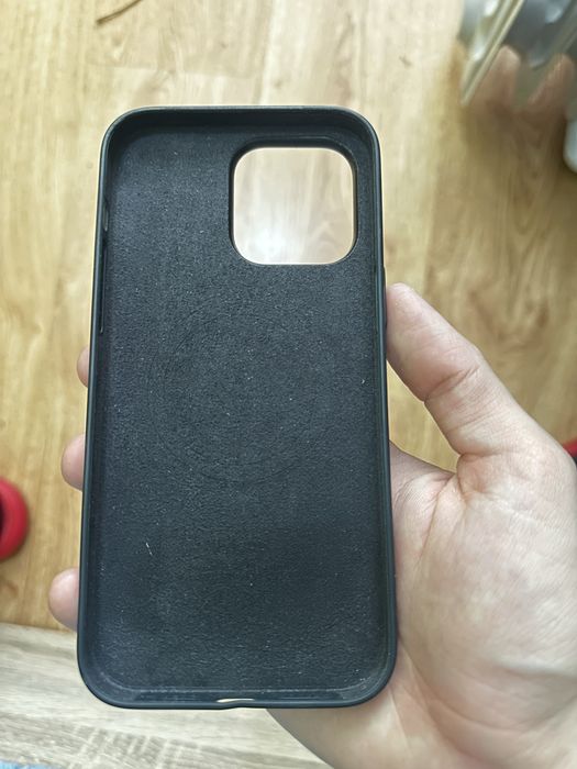 Iphone 14 pro max black original silicone  case
