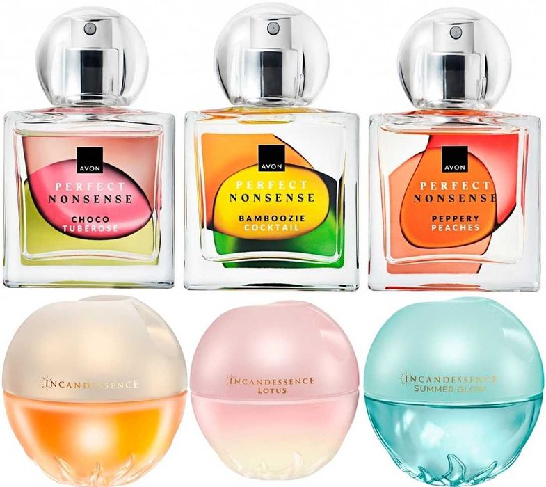 AVON - TTA Today,Far Away,Attraction,Premiere Luxe,Rare Pearls