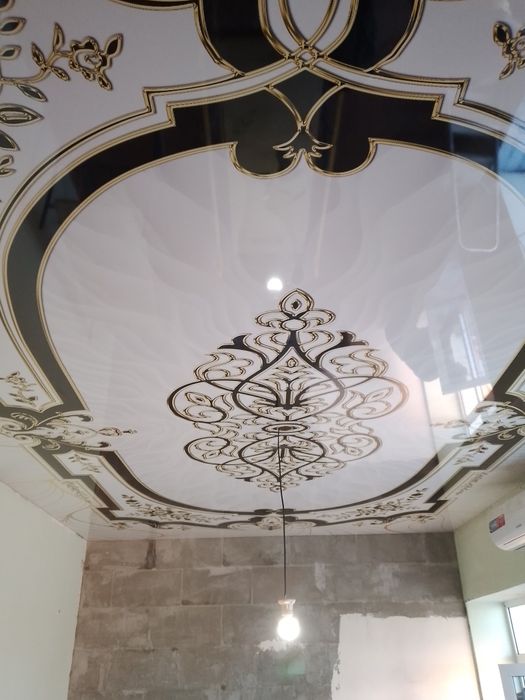 Натяжные потолки келишилган холда