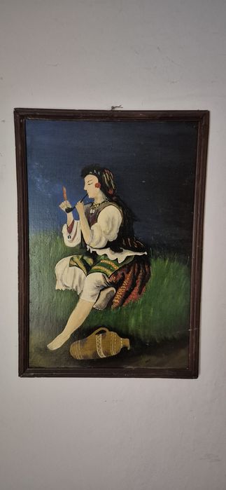 Tablou pictat manual – Boriasa - Din Folclorul Transilvănean