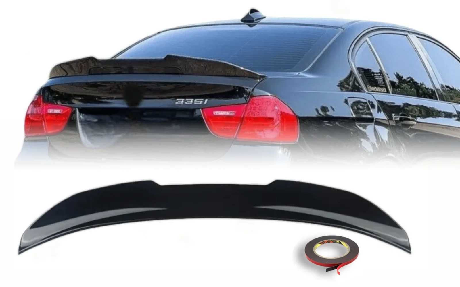 Eleron Lip Codita Portbagaj BMW Seria 3 E90 High Kick PSM, Negru Lucio