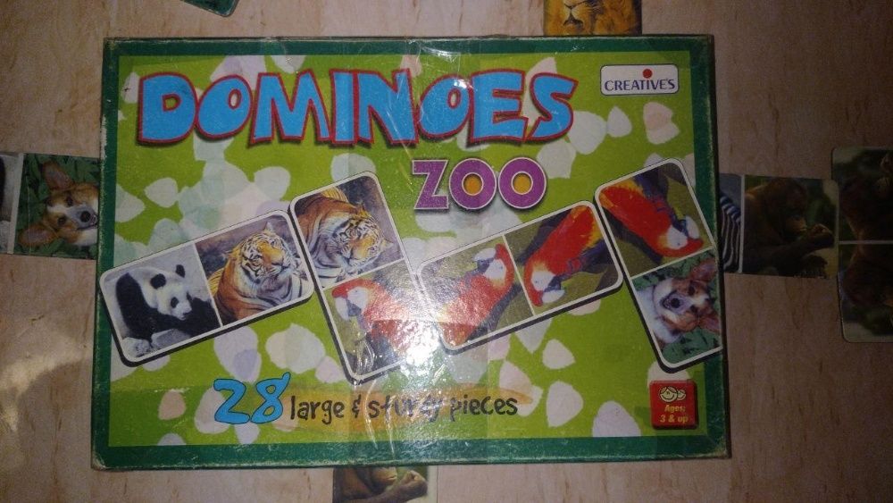 творческое учебное пособие для детей с 3х лет "Domino-Zoo"