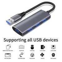 USB HUB на 4 USB 3.0. Корпус металл. Качественный. Алматы