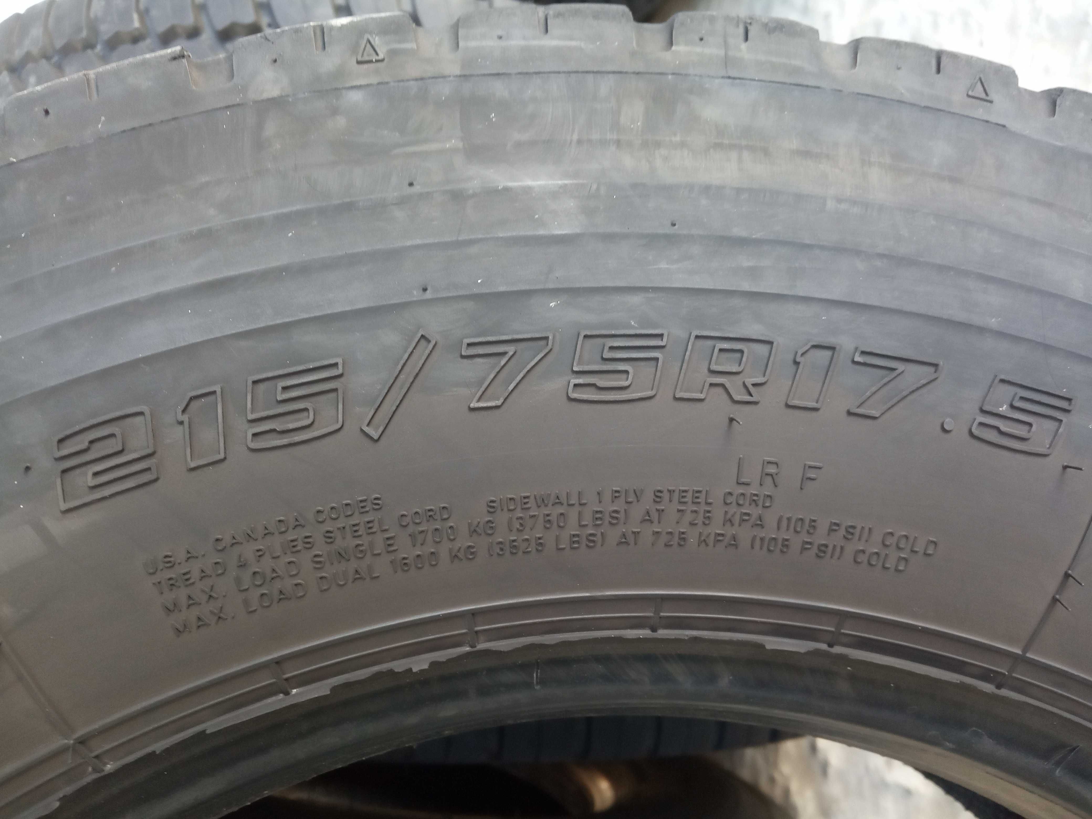 2 Тежкотоварни гуми задна шарка 215/75R17.5 SAVA ORJAK 03 126/124M M+S