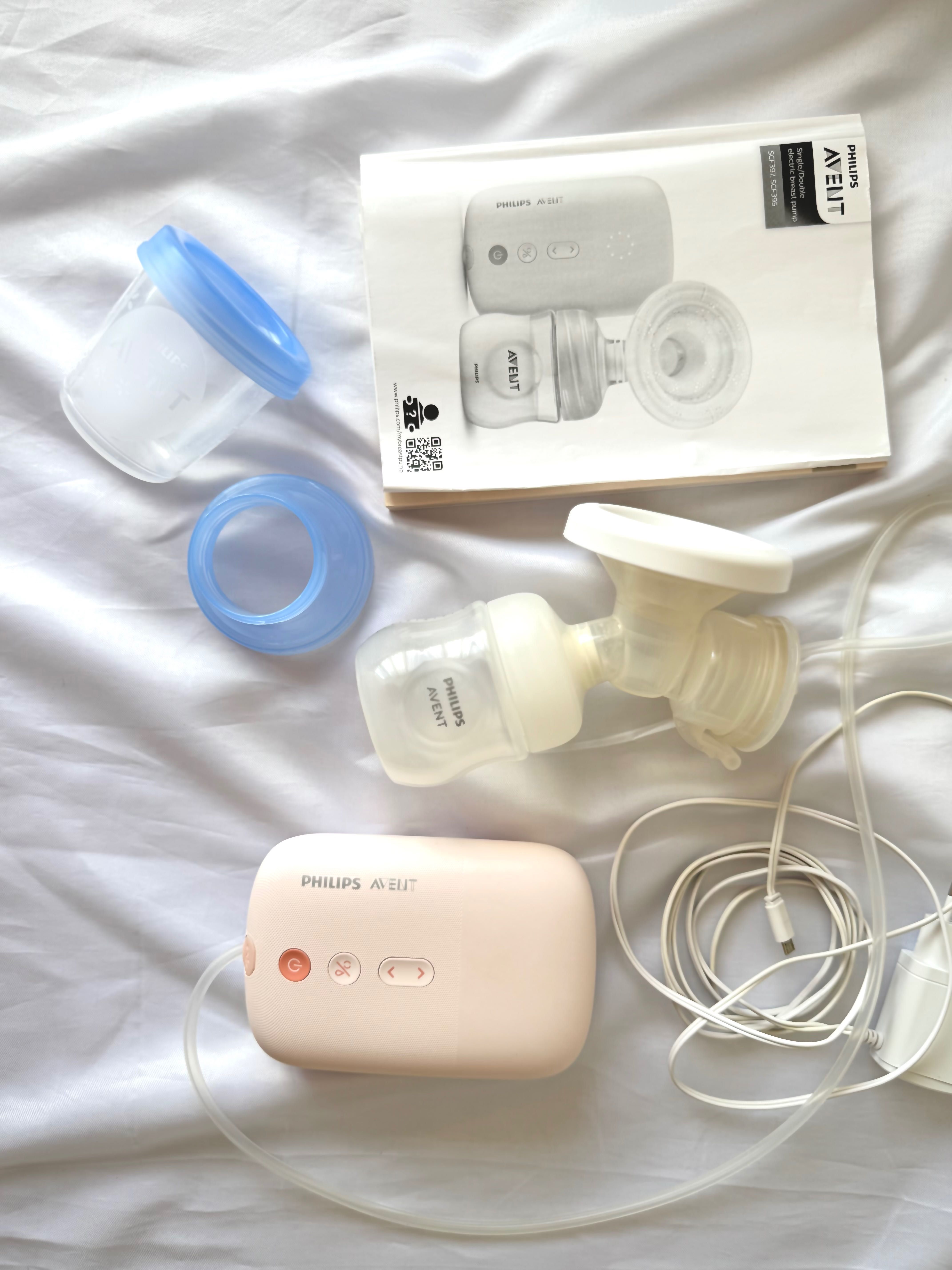 Помпа за кърма Philips Avent + чашата за съхранение Philips в подарък