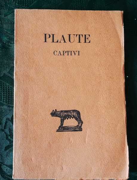 carte Plaute Captivi texte etabli par Alfred Ernout