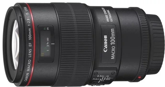 Объектив Canon EF 100mm f/2.8L Macro IS USM с гарантией на 12 месяцев