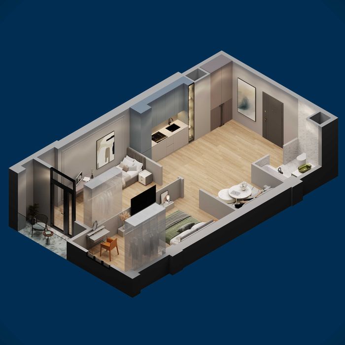 Продается на рассрочку 2 - ком. На 96 месяцев Без %