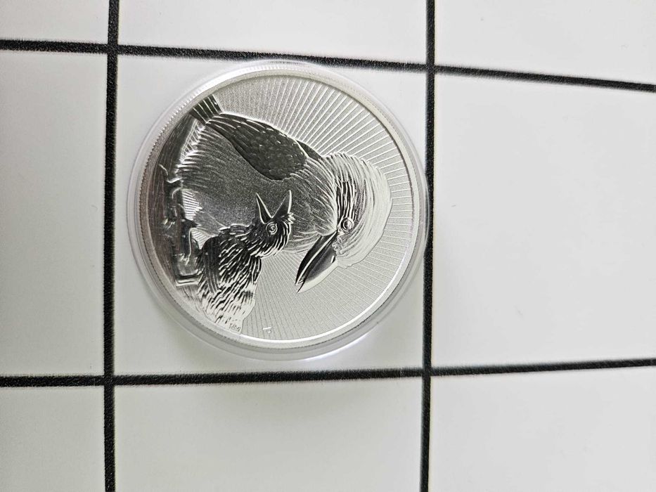 сребърна инвестиционна монета кукабура 2 oz унции