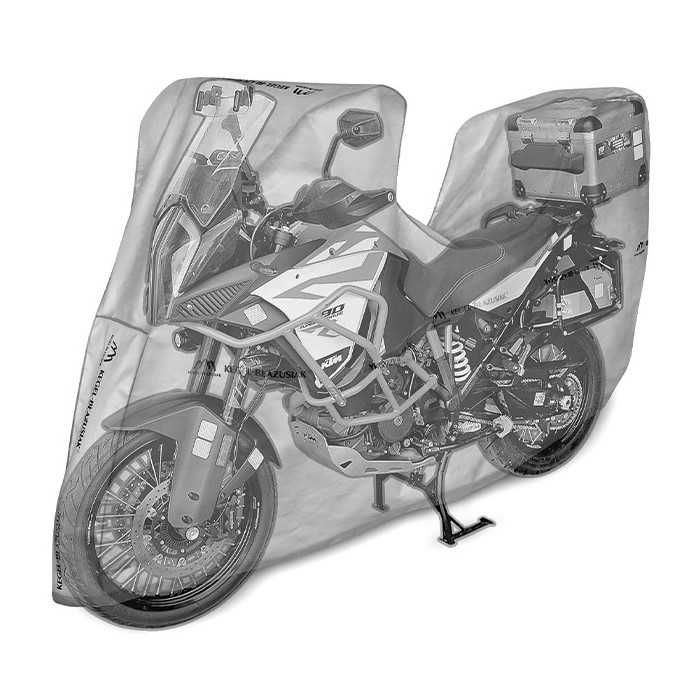 Покривало за мотор Automat, Kegel–Basic, Кутия, Adventure, Сив