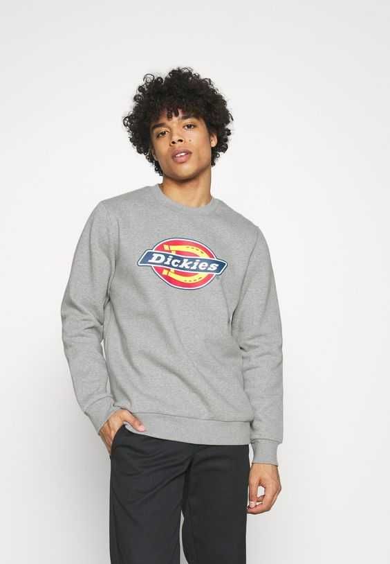 Dickie's Logo Jumper gray, XL , сива блуза DICKIES , размер ХЛ